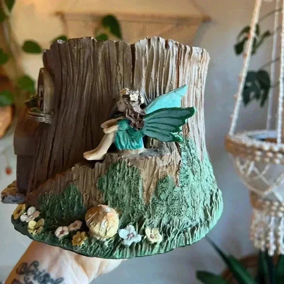 Fairy-Themed Plant Stand / Planter Holder for 4” Pots 🪴 - Picture 7 of 14